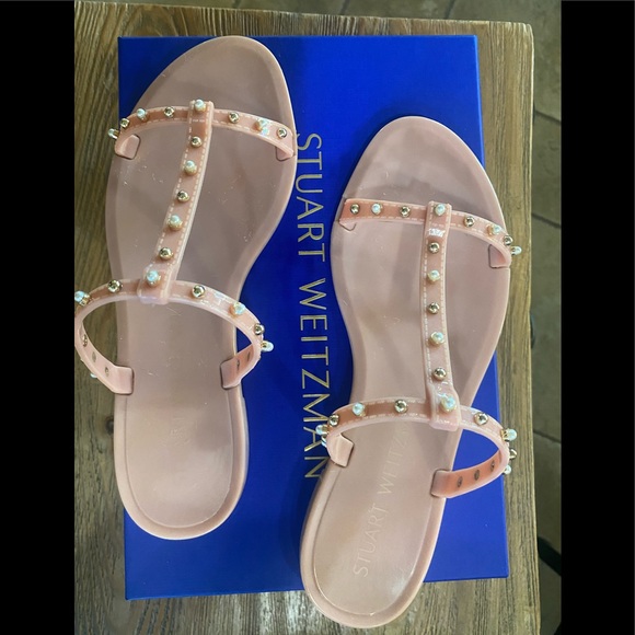 stuart weitzman jelly shoes